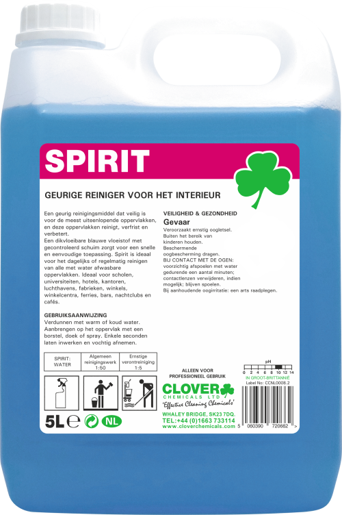 Clover Spirit Interieurreiniger 5 liter