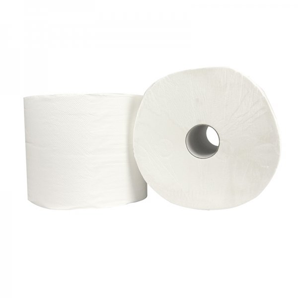 Industrierol, 100% cellulose, 1 laags, 2 x 1000 meter