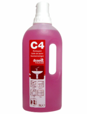 Clover C4 Sanitairreiniger 1 liter