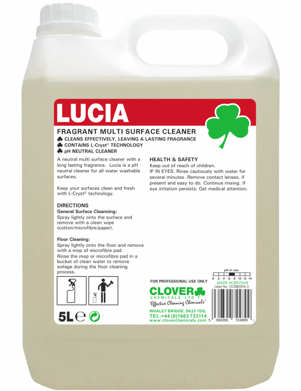 Clover Lucia PH neutrale reiniger 5 liter