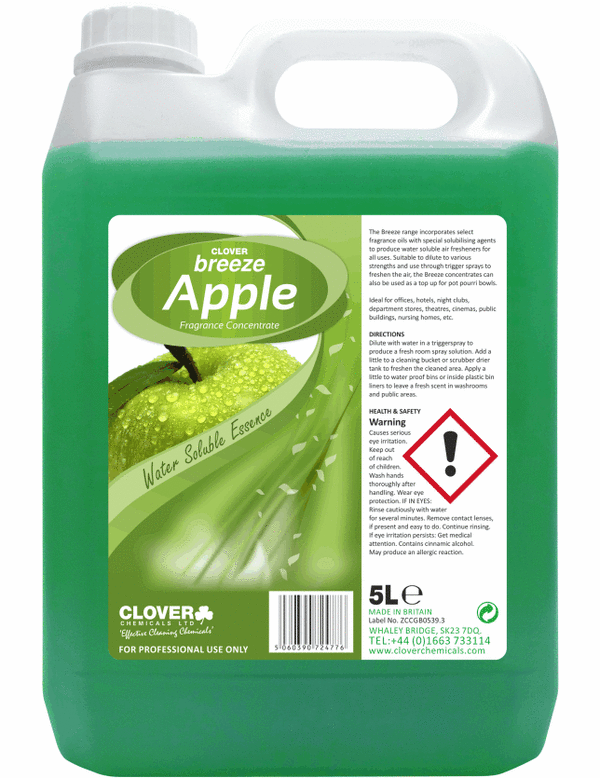 Clover Breeze geurconcentraat - Appel 5 liter