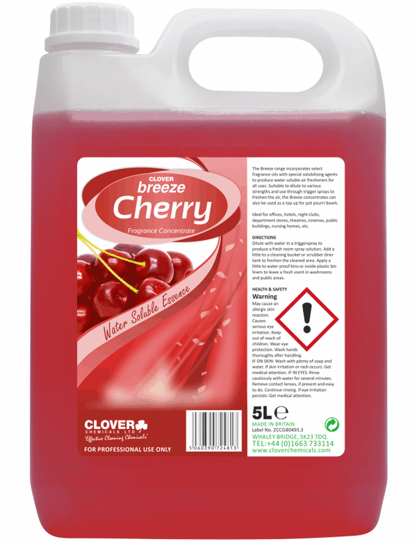 Clover Breeze geurconcentraat - Cherry 5 liter