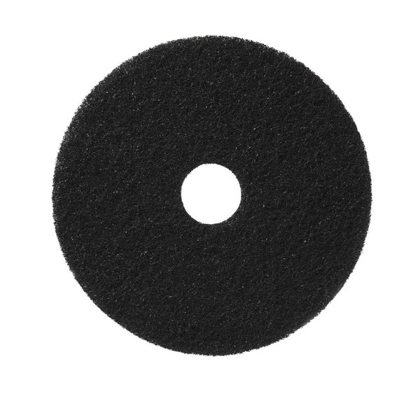 Numatic NuPad zwart (strippen met chemie), per 5 stuks, 16 inch / 406 mm