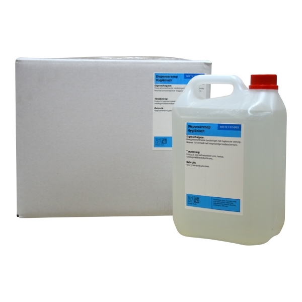 Navulzeep hygiënisch, alternatief voor antibacteriële zeep, 2 x 5 liter